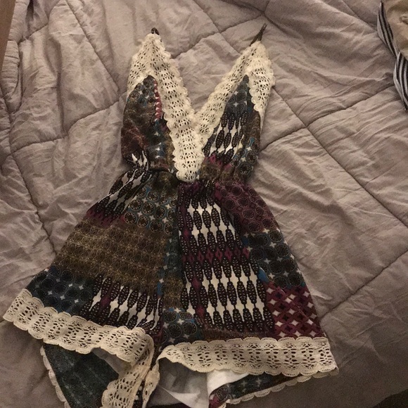 Other - Open/cross back romper